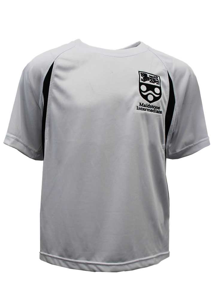 Maidstone Intermediate PE Tee White/Black